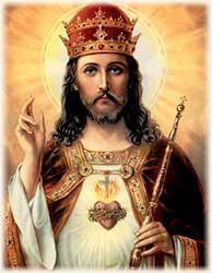 Christ the King of the Universe.  Is it bad that I told our students that is is not Obama?